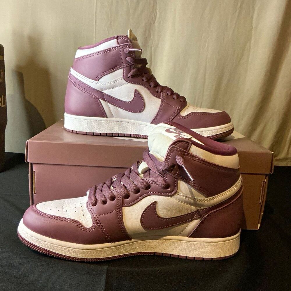 Nike Air Jordan 1 Retro High OG Purple/White FD1437-105 size 7Y